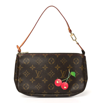 LOUIS VUITTON Monogram Cerises Pochette Accessories