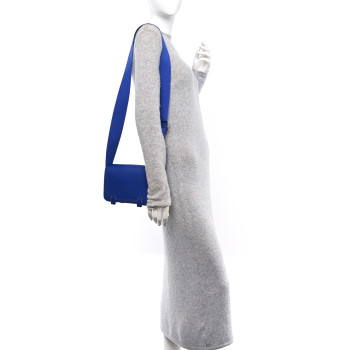 HERMES Chevre Mysore Geta Bleu Electrique