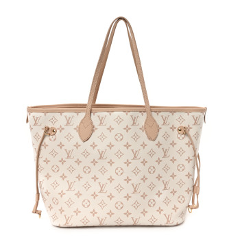 LOUIS VUITTON Monogram Inside Out Reversible Neverfull MM Dune Hazelnut