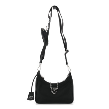 PRADA Re-Nylon Saffiano Re-Edition 2005 Shoulder Bag Black