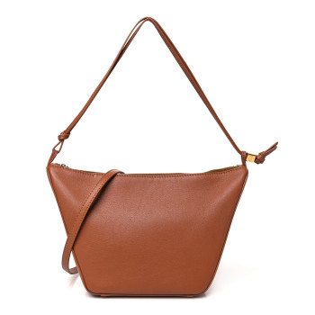 LOEWE Calfskin Mini Hammock Hobo Tan
