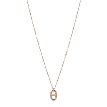 HERMES 18K Rose Gold PM Farandole Pendant Necklace