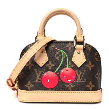 LOUIS VUITTON LV X TM Monogram Cerises Nano Alma