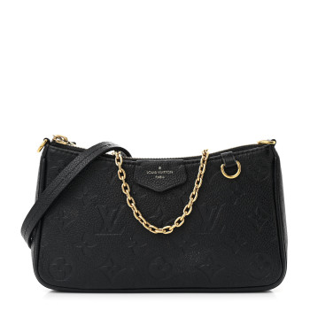 LOUIS VUITTON Empreinte Easy Pouch On Strap Black