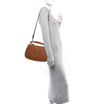GUCCI Calfskin Large Blondie Top Handle Flap Bag Sundial