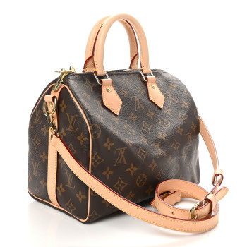 LOUIS VUITTON Monogram Speedy Bandouliere 25