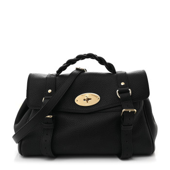MULBERRY Heavy Grain Medium Alexa Black