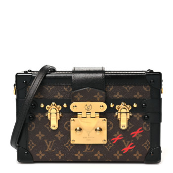 LOUIS VUITTON Monogram Petite Malle Black