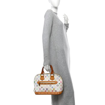 LOUIS VUITTON Monogram Multicolor Alma White