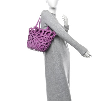 LOEWE Smooth Calfskin Anagram Inflated Basket Bag Rockrose