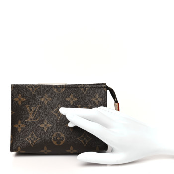 LOUIS VUITTON Monogram Trio Small Toiletry Pouch 15 Fuchsia