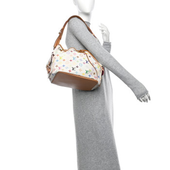 LOUIS VUITTON Monogram Multicolor Petit Noe White
