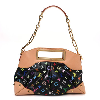 LOUIS VUITTON Monogram Multicolor Judy MM Black