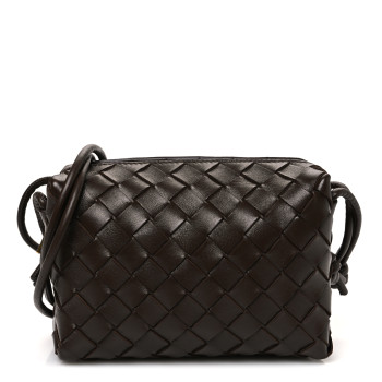BOTTEGA VENETA Nappa Intrecciato Mini Loop Camera Bag Fondant