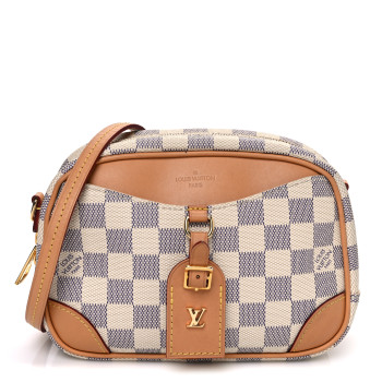 LOUIS VUITTON Damier Azur Mini Deauville