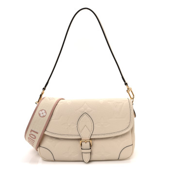 LOUIS VUITTON Empreinte Monogram Giant Diane Cream