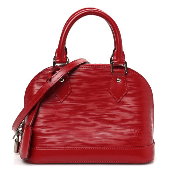 LOUIS VUITTON Epi Alma BB Coquelicot
