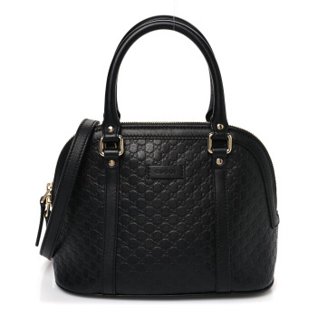 GUCCI Microguccissima Mini Dome Bag Black