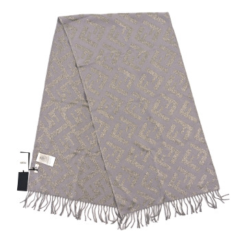 FENDI Cashmere Wool FF Shawl Tortora