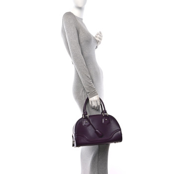 LOUIS VUITTON Epi Bowling Montaigne PM Cassis
