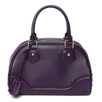 LOUIS VUITTON Epi Bowling Montaigne PM Cassis