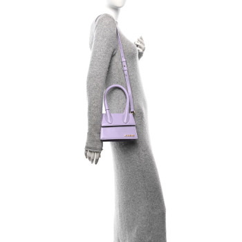 JACQUEMUS Smooth Calfskin Le Chiquito Lilac