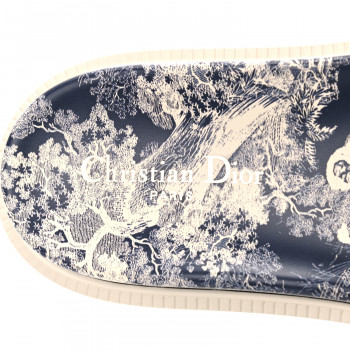 【Dior】 要在庫確認 トワル ド ジュイ ソレイユ バイザー CHRISTIAN DIOR Canvas Toile de Jouy Embroidered Dway 10mm